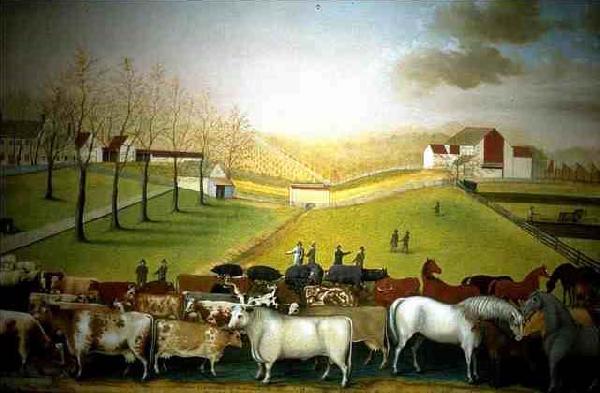Edward Hicks The Cornell Farm Sweden oil painting art